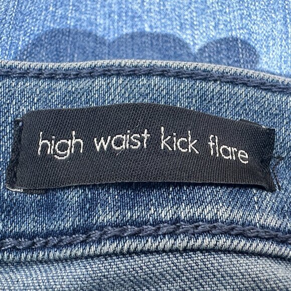 EUC Vintage Ella Moss High Waist Edie Kick-Flare Cropped Jeans - Picture 13 of 14